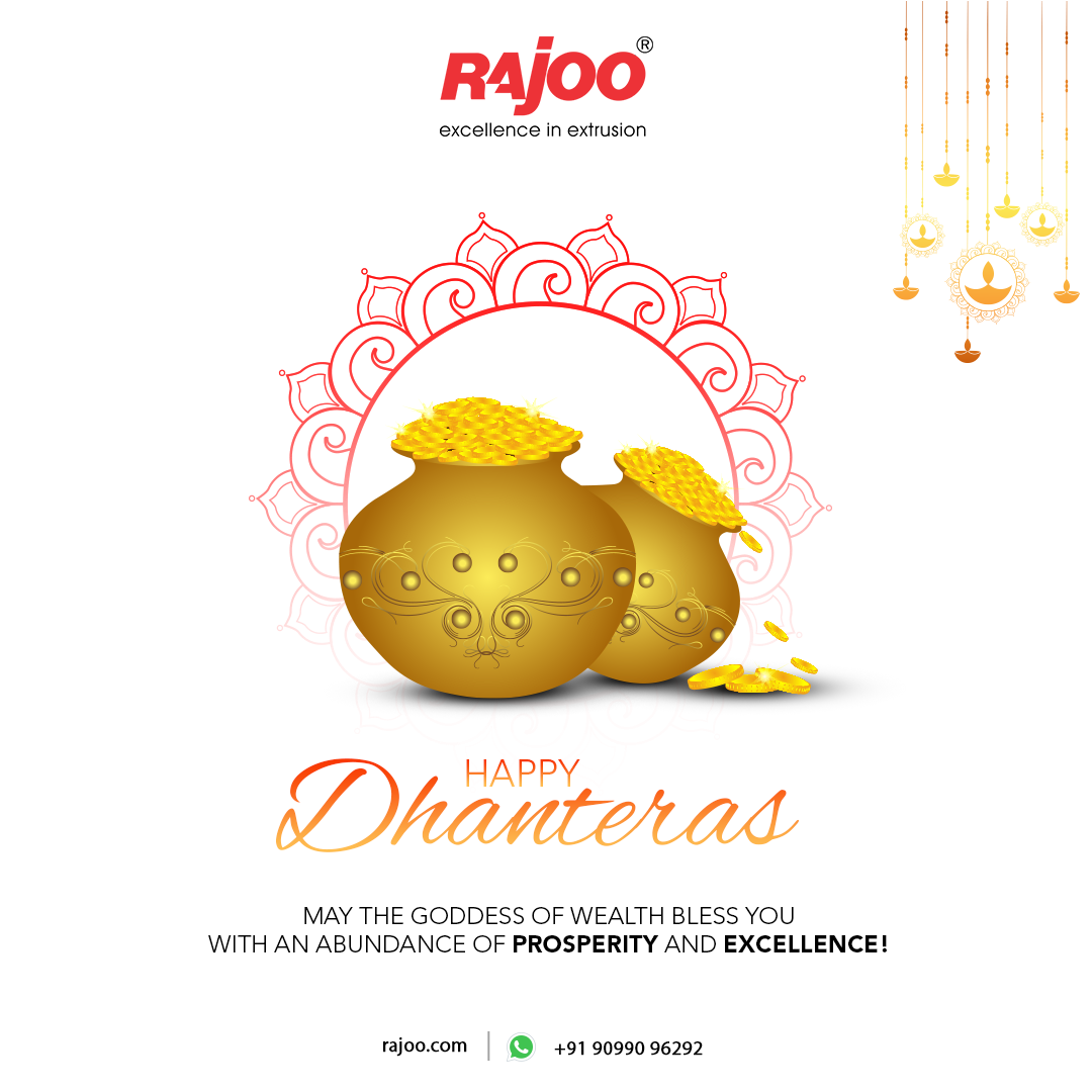 May the Goddess of Wealth bless you with an abundance of prosperity and excellence!<br /><br />#RajooEngineers #Rajkot #PlasticMachinery #Machines #PlasticIndustry #Dhanteras #Dhanteras2022 #HappyDhanteras2022 #ShubhDhanteras #DiwaliIsHere #IndianFestival #FestivalsOfIndia