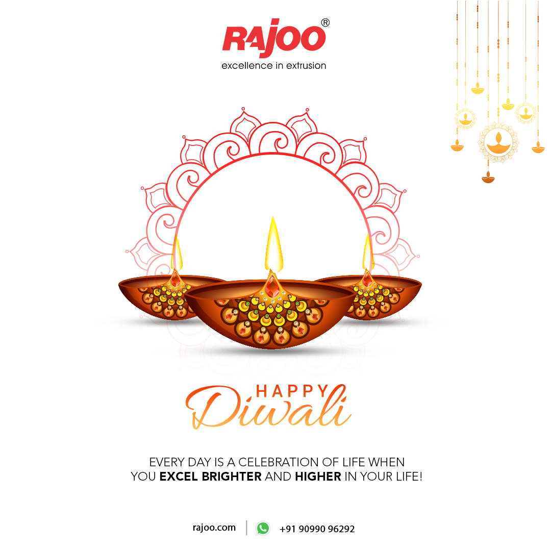 Every day is a celebration of life when you excel brighter and higher in your life!<br /><br />Wishing you a very Happy Diwali !<br /><br />#RajooEngineers #Rajkot #PlasticMachinery #Machines #PlasticIndustry #HappyDiwali #HappyDiwali2022 #DiwaliCelebration #DiwaliWishes #Diwali #FestivalOfLights #FestiveWishes #IndianFestivals #Diwali2022 #Diwali #Celebration