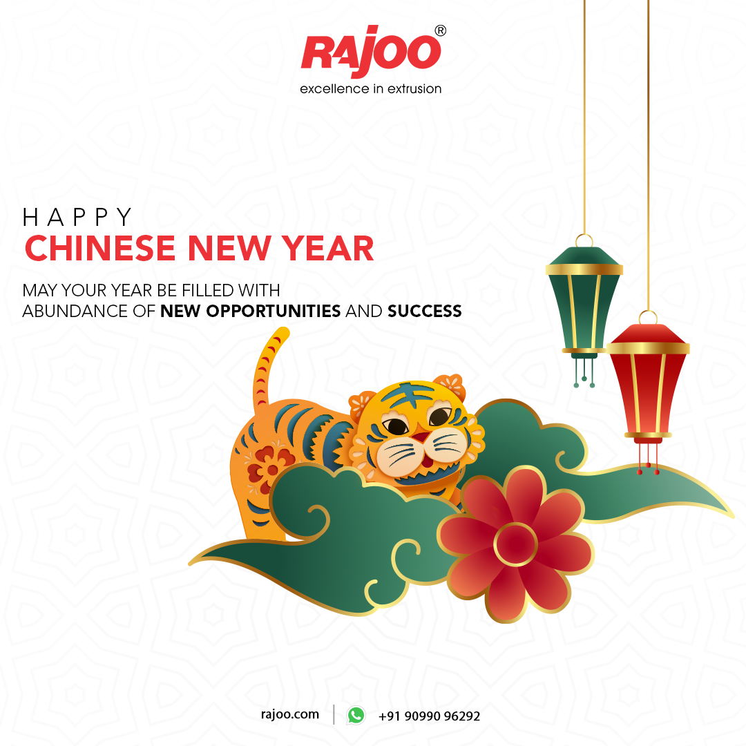 May your year be filled with abundance of new opportunities and success<br /><br />#ChineseNewYear #Lunar #RajooEngineers #Rajkot #PlasticMachinery #Machines #PlasticIndustry