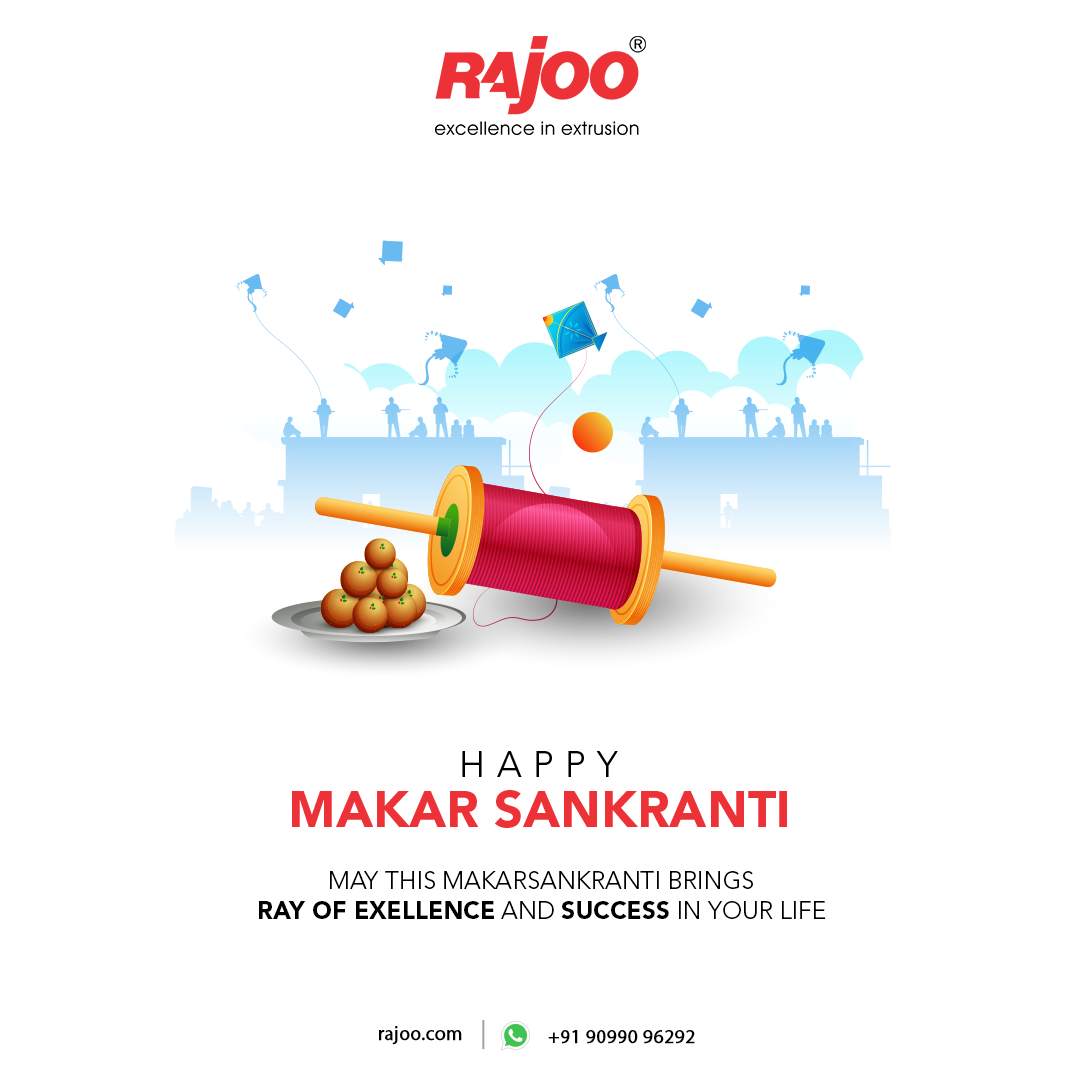 May this makarsankranti brings ray of exellence and success in your life<br /><br />#Uttrayan #Uttrayan2023 #HappyUttrayan #MakarSankranti #MakarSankranti2023 #HappyMakarSankaranti #FestivalofKites #IndianFestivals #IndianCelebrations #RajooEngineers #Rajkot #PlasticMachinery #Machines #PlasticIndustry