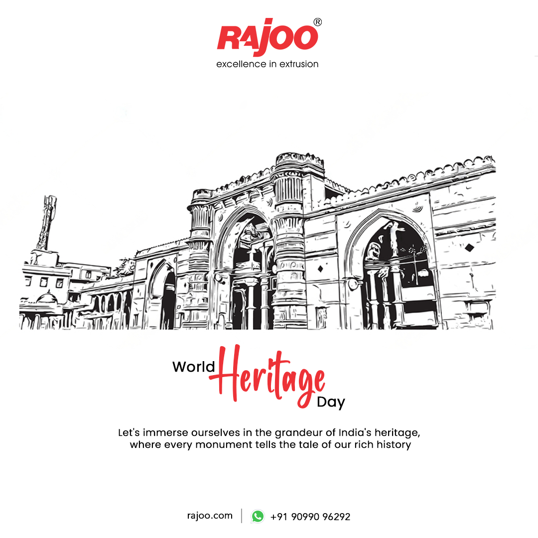 Let's immerse ourselves in the grandeur of India's heritage, where every monument tells the tale of our rich history<br /><br />#WorldHeritageDay #HeritageDay2023 #WorldHeritage2023 #PreserveOurPast #OurHeritageOurFuture #UNESCOHeritage #CulturalHeritage #HeritageSites #ProtectOurHistory #RajooEngineers #Rajkot #PlasticMachinery #Machines #PlasticIndustry