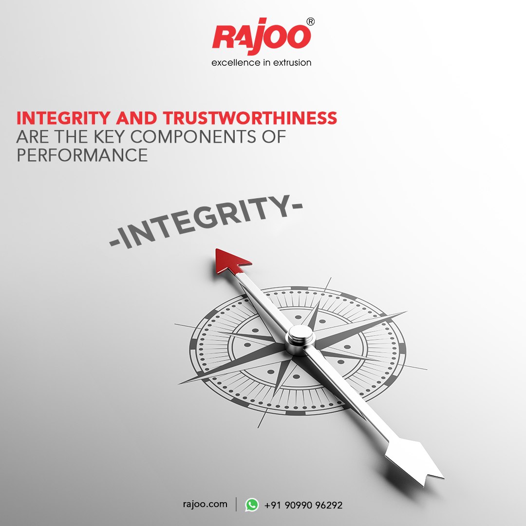 Integrity and trustworthiness are the cornerstone of exceptional performance, fostering reliability, credibility, and lasting relationships built on honesty and ethical conduct.<br /><br />#intelligence #knowledge #imagination #Excellence #RajooEngineers #Rajkot #PlasticMachinery #Machines #PlasticIndustry