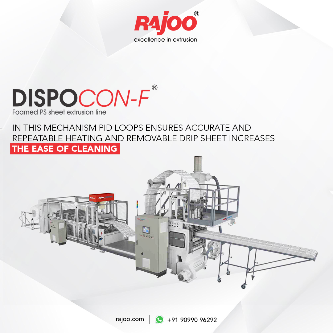 Rajoo's commitment to innovation, quality, and excellence is exemplified by their use of PID loops for precise heating and removable drip sheets for easy cleaning. These features ensure accuracy, repeatability, and convenience in the products.<br /><br />For more information, Visit our website,<br />https://www.rajoo.com/dispocon_f.html<br /><br />#RajooEngineers #DispoconF #Innovations #Commitment #Excellence #Quality #Rajkot #PlasticMachinery #Machines #PlasticIndustry