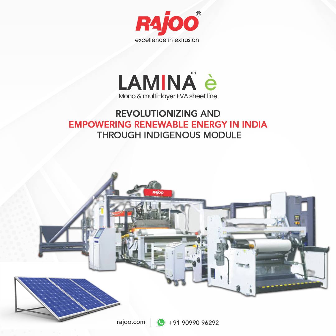 We have recently introduced our new cutting-edge indigenous sheet extrusion technology, designed for maximum ease of operation. With impressive production capacity and low energy consumption it paves the way for a sustainable future. Experience efficiency like never before.<br /><br />Visit our website:<br />https://www.rajoo.com/lamina-e.html<br /><br />#LaminaE' #RajooEngineers #Rajkot #PlasticMachinery #Machines #plasticindustry