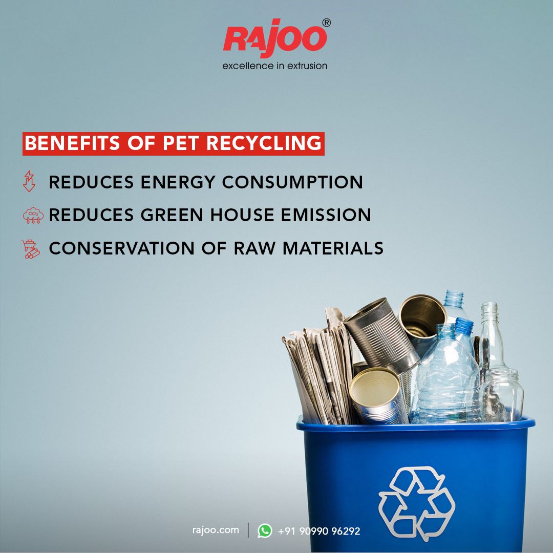 Plastic can contribute to environmental benefits through increased fuel economy in vehicles, lower environmental impact than alternatives such as water, its strength and durability, and the energy savings that can be achieved through recycling and waste-to-energy processes.<br /><br />#DidYouKnow #Recycle #FuelEconomy #Environment #Durability #Strength #Sustainable #Future #Plastic #RajooEngineers #Rajkot #PlasticMachinery #PlasticIndustry #Machines