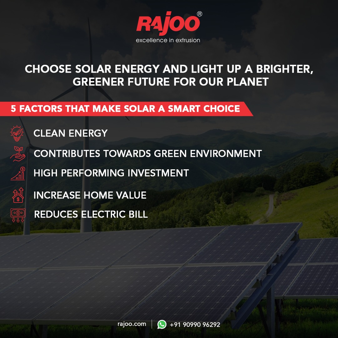 Embrace solar power for a brighter, greener future. With clean energy, a positive impact on the environment, high returns on investment, increased home value, and reduced electric bills, solar is a smart choice.