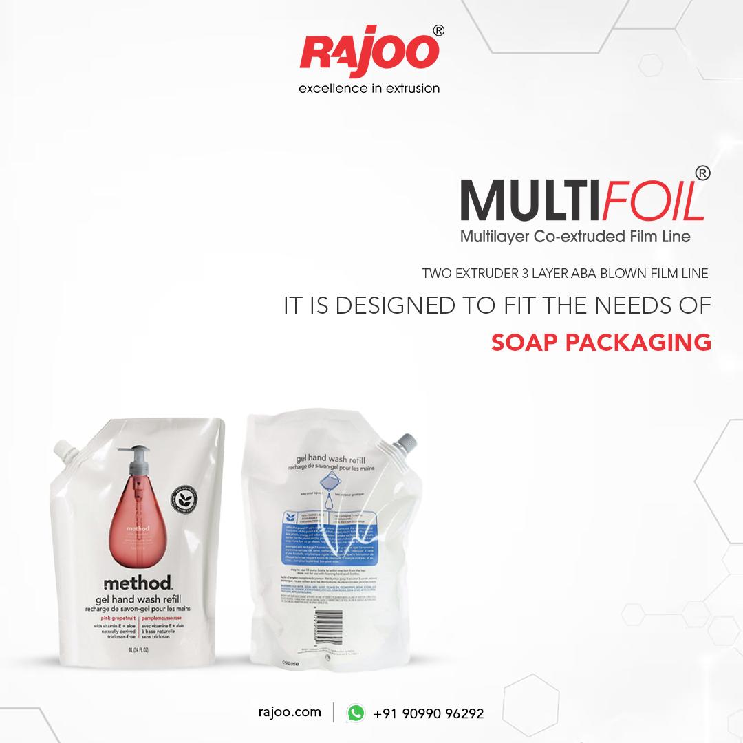 Multifoil is the ultimate packaging hero! This versatile extruder is specifically designed to meet all your soap packaging needs. Say goodbye to packaging woes and embrace the perfect solution.<br /><br /><br /><br />For more information,<br /><br />Visit our website,<br /><br />https://www.rajoo.com/multifoil.html<br /><br /><br /><br />#Multifoil #PackagingSolution #SoapPackaging #VersatileExtruder #RajooEngineers #Rajkot #PlasticMachinery #Machines #PlasticIndustry