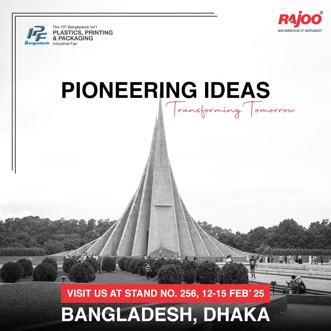 Visit us at Stand No. 256 for an exclusive look at the next generation of innovation. Be part of a transformative experience where creativity and technology come together to shape the future of plastic printing and packaging.<br /><br />#PlasticPrintingpackagingexpo #Dhaka #RajooEngineers #Rajkot