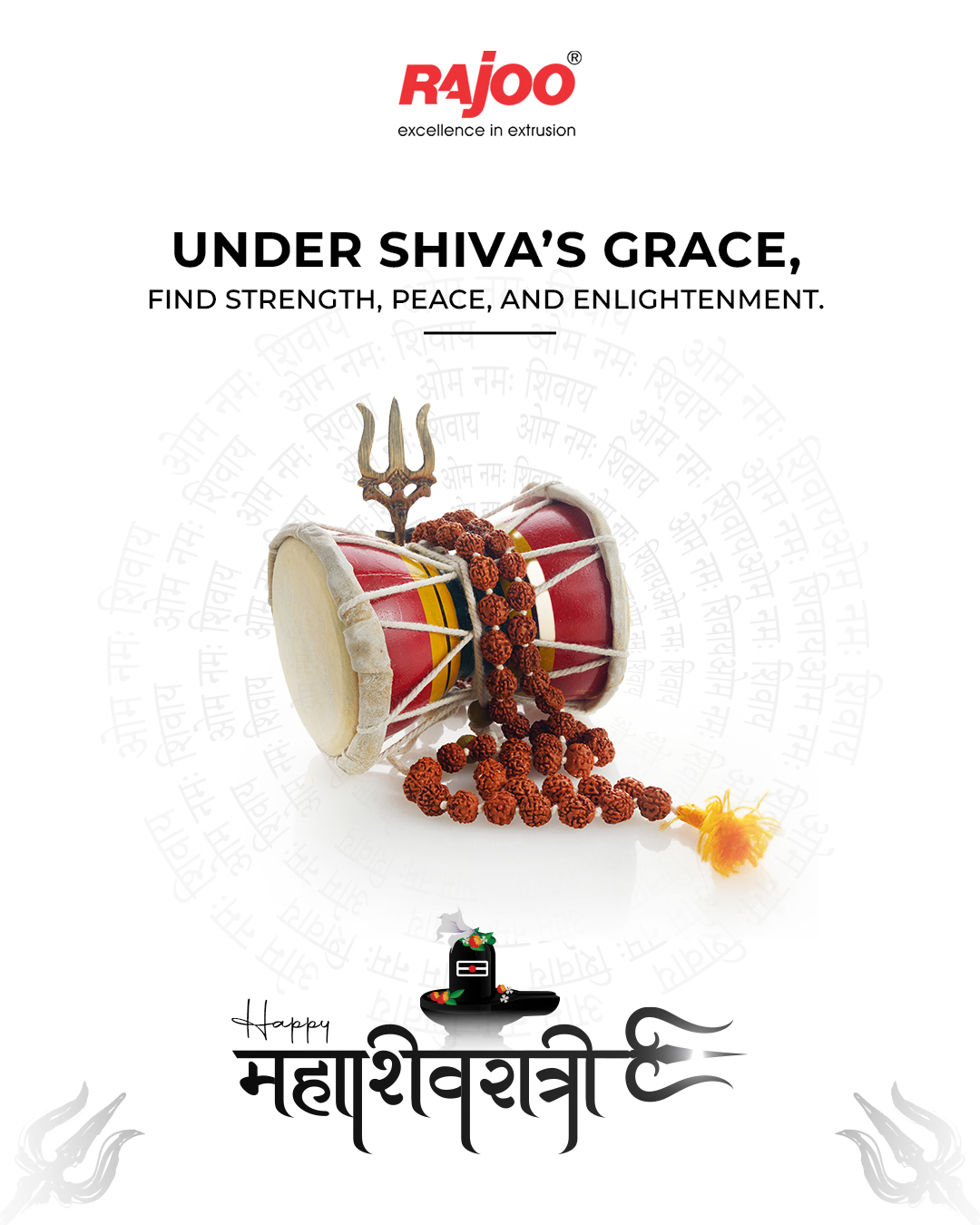 On this sacred night of Mahashivratri, may Lord Shiva’s blessings bring you strength, peace, and prosperity.<br /><br />Surrender to the divine and embrace the power within!<br /><br />#HarHarMahadev #MahashivratriBlessings #DivineEnergy #happyMahaShivratri #RajooEngineers #ExcellenceinExtrusion #Rajkot