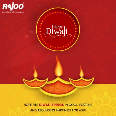 Hope this Diwali brings in Good Fortune & Abounding Happiness for you!

#HappyDiwali #FestiveWishes #Diwali #IndianFestivals #DiwaliisHere #RajooEngineers #Rajkot