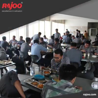 A day at Rajoo Engineers Limited,India is charged up with lemon juice in the morning for all before starting work followed by Hygienic & healthy lunch for employees. 

#RajooEngineers #Rajkot #PlasticMachinery #Machines #PlasticIndustry