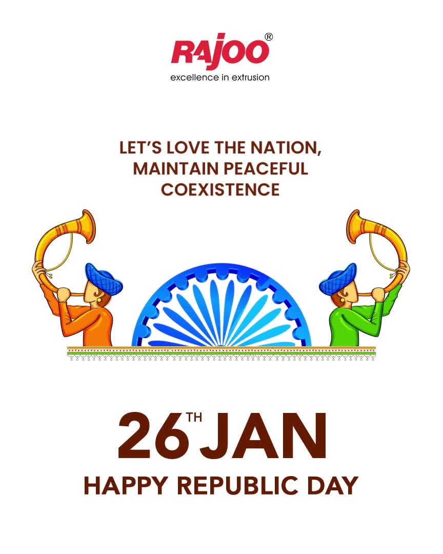 Happy Republic Day!

#HappyRepublicDay #IndianRepublicDay #HappyRepublicDay2022 #ProudNation #ProudIndians #RepublicDay2022 #RajooEngineers #Rajkot #PlasticMachinery #Machines #PlasticIndustry