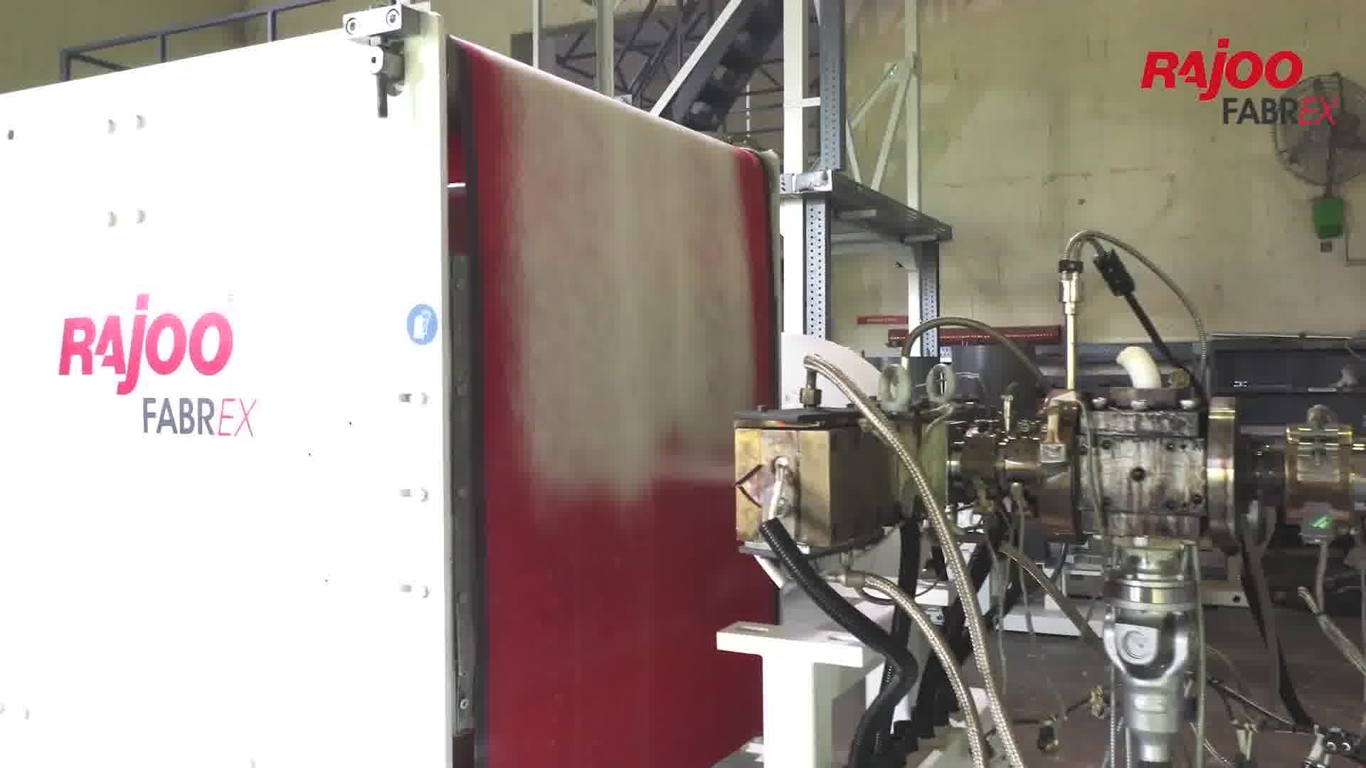 Our Grandiose Melt Blown Fabric making Machine, FABREX in action.

FabrEX® nonwoven lines are designed and manufactured targeting various applications to provide specific functions such as absorbency, liquid repellence, resilience, stretch, softness, strength, flame retardant, washable, cushioning, filtering, use as a bacterial barrier, and sterility. These properties are often combined to create fabrics suited for specific applications while achieving a good balance between product use-life and cost. They mimic the appearance, texture, and strength of a woven textile or polymer fabric and can be as bulky as the thickest padding. In combination with other materials, they provide a spectrum of products with diverse properties and are used alone or as components of apparel, home furnishings, health care, engineering, industrial, and consumer goods.

#RajooEngineers #Rajkot #PlasticMachinery #Machines #PlasticIndustry
