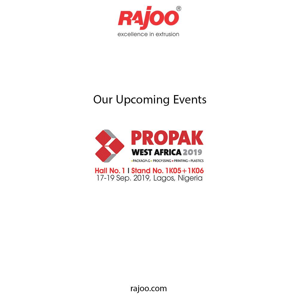 Our Upcoming Events!

#UpcomingEvents #RajooEngineers #PlasticMachinery #Machines #PlasticIndustry