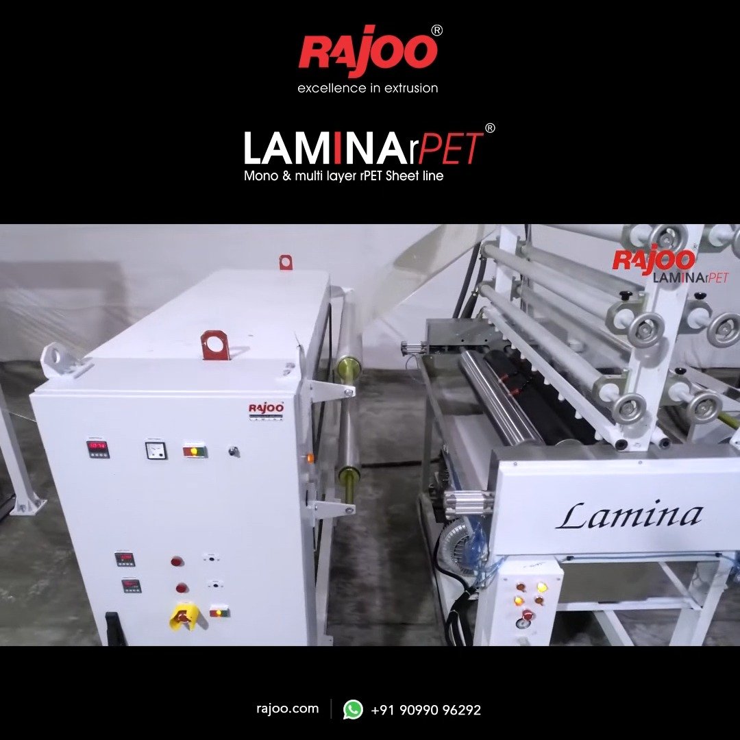 LAMINA rPET sheet lines are designed to provide exceptional operational flexibility. It also has innovative features such as a dual turret motorized jumbo winder and many more.

For more information,
Visit our website,
https://www.rajoo.com/lamina_rpet.html

#RajooEngineers #Rajkot #PlasticMachinery #Machines #PlasticIndustry