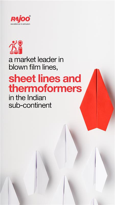 Rajoo Engineers, biodegradable film machine, nonwoven fabric machine, cup stacking machine, extruder for plastic, extrusion machinery, film inflation machine, green house film machine, hdpe pipe plant, inline dripper line, inline lateral pipe, machinery exporter, nine layer blown film machine, nonwoven bag making machine, plastic dunnage bag film, plastic Extruder, plastic processing equipment, plastic processing machinery, pvc conduit pipe, flexible pvc pipe, pvc medical pocket, pvc medical tube, pvc pipe diameter and thickness control, stretch film machine, thick thin sheet lines, thick thin sheet lines, twin screw pipe plant, twin screw pvc extruder, twin screw pvc pipe plant, wpc profile machine, sheet line , extrusion lines