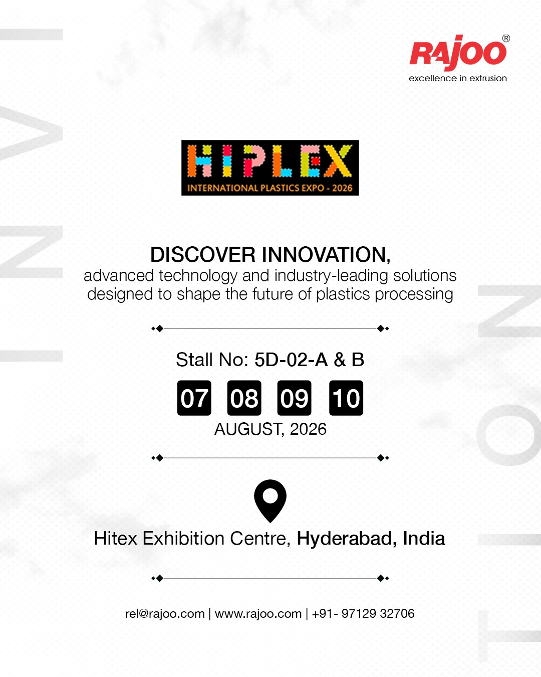 Rajoo Engineers, biodegradable film machine, nonwoven fabric machine, cup stacking machine, extruder for plastic, extrusion machinery, film inflation machine, green house film machine, hdpe pipe plant, inline dripper line, inline lateral pipe, machinery exporter, nine layer blown film machine, nonwoven bag making machine, plastic dunnage bag film, plastic Extruder, plastic processing equipment, plastic processing machinery, pvc conduit pipe, flexible pvc pipe, pvc medical pocket, pvc medical tube, pvc pipe diameter and thickness control, stretch film machine, thick thin sheet lines, thick thin sheet lines, twin screw pipe plant, twin screw pvc extruder, twin screw pvc pipe plant, wpc profile machine, sheet line , extrusion lines