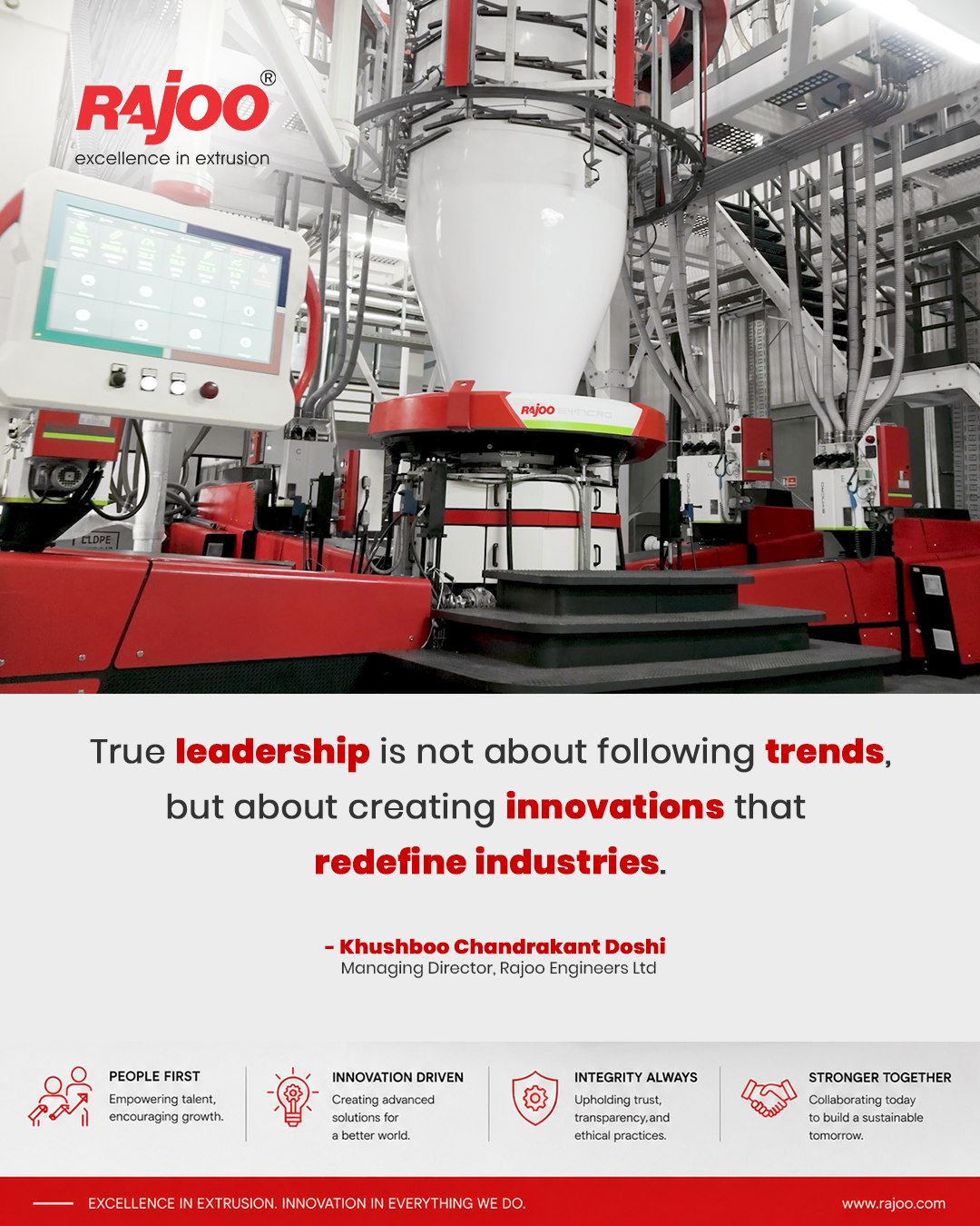 Rajoo Engineers, biodegradable film machine, nonwoven fabric machine, cup stacking machine, extruder for plastic, extrusion machinery, film inflation machine, green house film machine, hdpe pipe plant, inline dripper line, inline lateral pipe, machinery exporter, nine layer blown film machine, nonwoven bag making machine, plastic dunnage bag film, plastic Extruder, plastic processing equipment, plastic processing machinery, pvc conduit pipe, flexible pvc pipe, pvc medical pocket, pvc medical tube, pvc pipe diameter and thickness control, stretch film machine, thick thin sheet lines, thick thin sheet lines, twin screw pipe plant, twin screw pvc extruder, twin screw pvc pipe plant, wpc profile machine, sheet line , extrusion lines