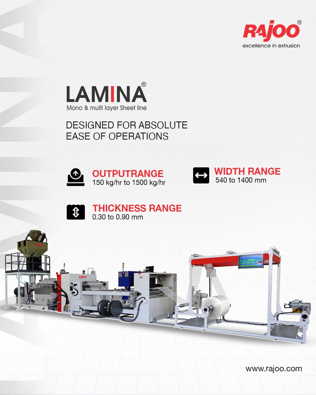 Rajoo Engineers, biodegradable film machine, nonwoven fabric machine, cup stacking machine, extruder for plastic, extrusion machinery, film inflation machine, green house film machine, hdpe pipe plant, inline dripper line, inline lateral pipe, machinery exporter, nine layer blown film machine, nonwoven bag making machine, plastic dunnage bag film, plastic Extruder, plastic processing equipment, plastic processing machinery, pvc conduit pipe, flexible pvc pipe, pvc medical pocket, pvc medical tube, pvc pipe diameter and thickness control, stretch film machine, thick thin sheet lines, thick thin sheet lines, twin screw pipe plant, twin screw pvc extruder, twin screw pvc pipe plant, wpc profile machine, sheet line , extrusion lines