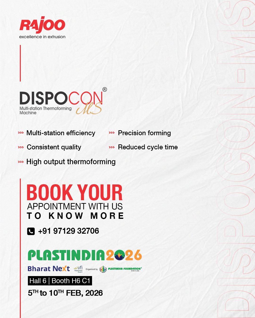 Rajoo Engineers, biodegradable film machine, nonwoven fabric machine, cup stacking machine, extruder for plastic, extrusion machinery, film inflation machine, green house film machine, hdpe pipe plant, inline dripper line, inline lateral pipe, machinery exporter, nine layer blown film machine, nonwoven bag making machine, plastic dunnage bag film, plastic Extruder, plastic processing equipment, plastic processing machinery, pvc conduit pipe, flexible pvc pipe, pvc medical pocket, pvc medical tube, pvc pipe diameter and thickness control, stretch film machine, thick thin sheet lines, thick thin sheet lines, twin screw pipe plant, twin screw pvc extruder, twin screw pvc pipe plant, wpc profile machine, sheet line , extrusion lines