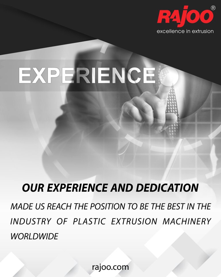 Our experience and dedication made us reach the position to be the best in the industry of plastic extrusion machinery worldwide.

#RajooEngineers #Rajkot #PlasticMachinery #Machines #PlasticIndustry https://t.co/k4liadXhFp