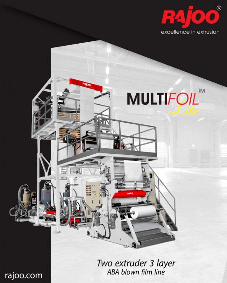 The MULTIFOIL - LITE comes with the trademark quality of Rajoo machines coupled with a minimal cost of ownership, minimal downtime, energy-efficient, flexibility to adapt to 
ReadMore:https://t.co/s6JymrwDwg

#RajooEngineers #Rajkot #PlasticMachinery #Machines #PlasticIndustry https://t.co/XIKNruIOR8