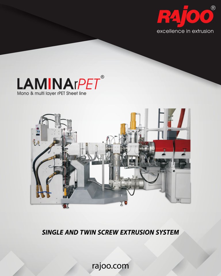 LAMINA rPET sheet lines are established for tremendous operating flexibility with outputs ranging from 300kg/hr to 
ReadMore:https://t.co/2tPVQ20koZ

#RajooEngineers #Rajkot #PlasticMachinery #Machines #PlasticIndustry https://t.co/kkyzNCqqDw
