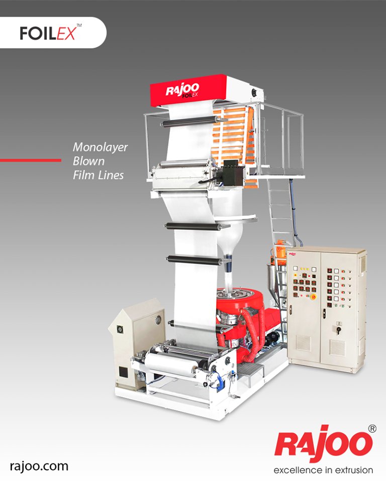Rajoo offers widest range of customized monolayer blown film lines – FOILEX, to suit a broad spectrum of resins, 
ReadMore:https://t.co/oOd5hOoxbn

#RajooEngineers #Rajkot #PlasticMachinery #Machines #PlasticIndustry https://t.co/RMxw6pBfW9