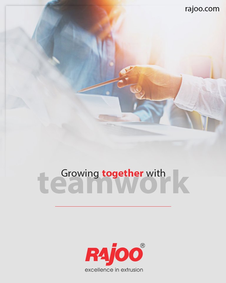 The strength of the team lies in is each individual member. The strength of each member lies in the team.

#TeamWork #RajooEngineers #Rajkot #PlasticMachinery #Machines #PlasticIndustry https://t.co/bDbltzYqhq