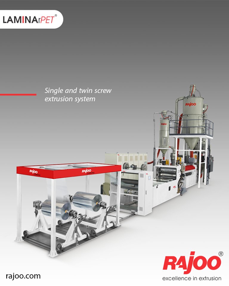 Lamina – rPET sheet extrusion lines are offered with two different type of concepts – 
ReadMore:https://t.co/DRnOTfLKQ7

#RajooEngineers #Rajkot #PlasticMachinery #Machines #PlasticIndustry https://t.co/eD2XXH1bdg