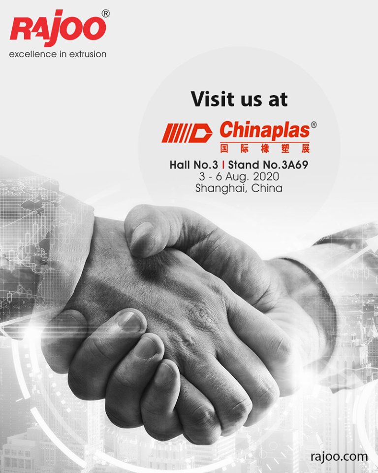 Visit us at Chinaplas!

#RajooEngineers #Rajkot #PlasticMachinery #Machines #PlasticIndustry https://t.co/2dbGwK86lE