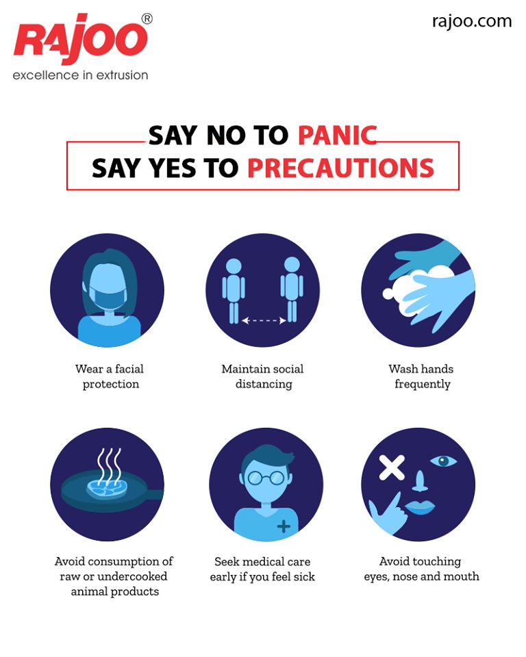 Stay Aware Stay Safe!

#CoronaVirus #CoronaAlert #COVID19 #StayAware #StaySafe #RajooEngineers #Rajkot #PlasticMachinery #Machines #PlasticIndustry https://t.co/bUvbg3J3Ur