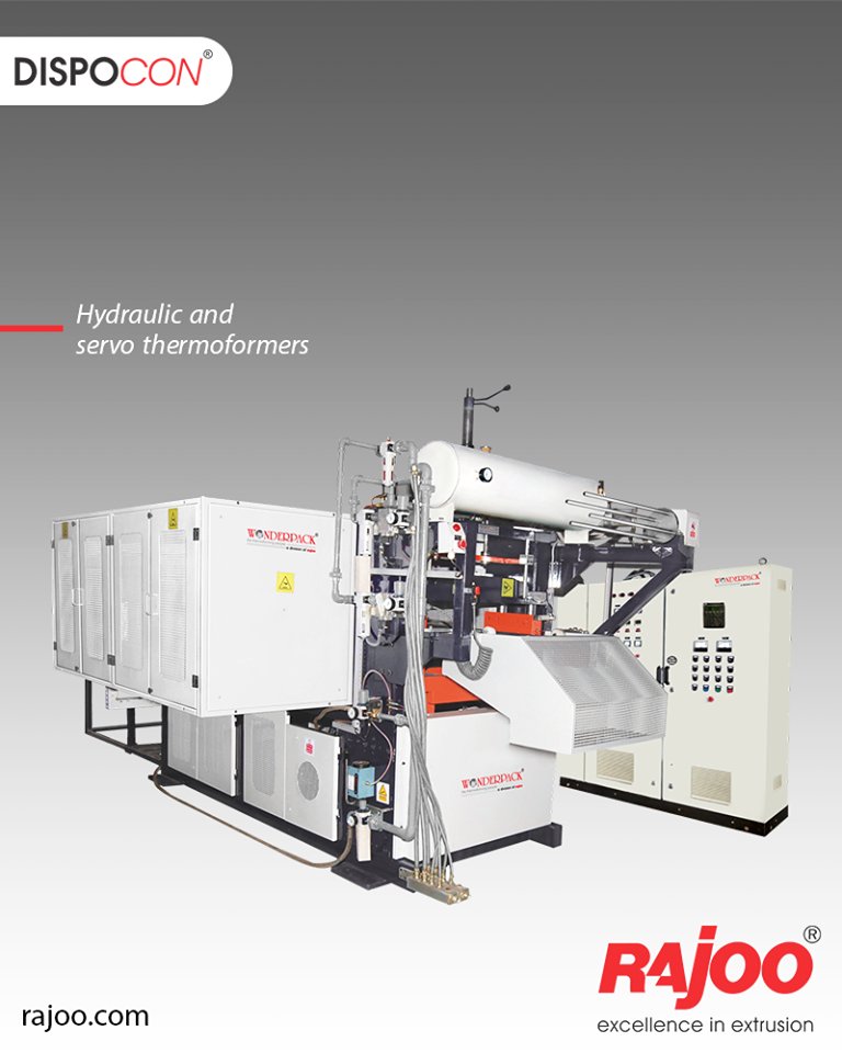 Dispocon Thermoformers are exceptionally sturdy, durable and low maintenance machines firmly established as 
ReadMore:https://t.co/mljsIn4WM2

#RajooEngineers #Rajkot #PlasticMachinery #Machines #PlasticIndustry https://t.co/heIi0MU2zc