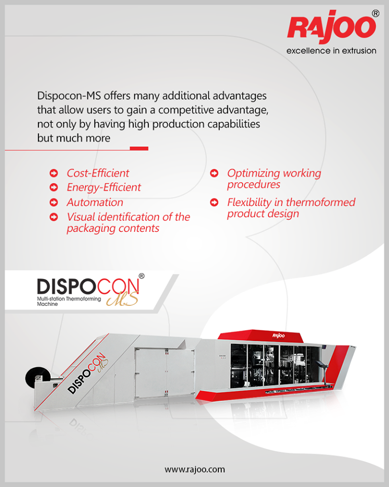 Dispocon-MS offers many additional advantages that allow users to gain a competitive advantage, not only by having high production capabilities but much more.

#RajooEngineers #Rajkot #PlasticMachinery #Machines #PlasticIndustry https://t.co/AcpGqE1JCh