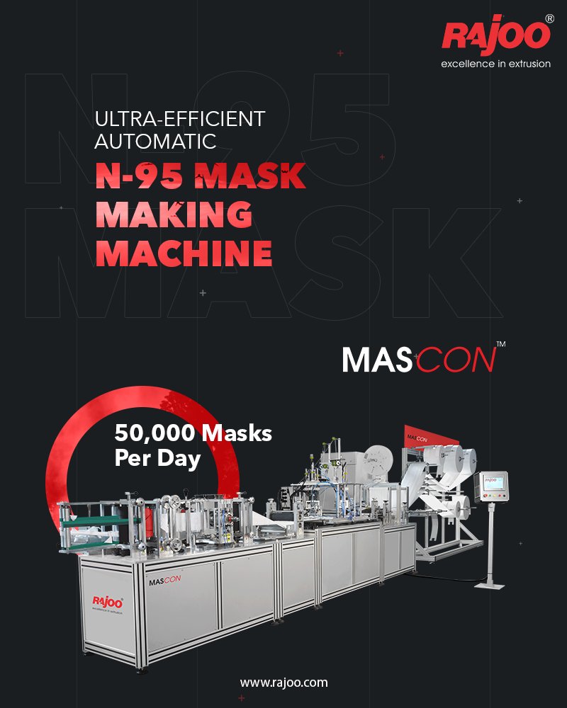 The Need of the Hour Machine, MASCON,by Rajoo Engineers, is intricately designed to meet the needs of the present situation The highly efficient machine is capable of producing 50,000 masks per day with weight ranging from 5 gms to 20 gms
#RajooEngineers #Rajkot #PlasticMachinery https://t.co/LDIj2JrQgd