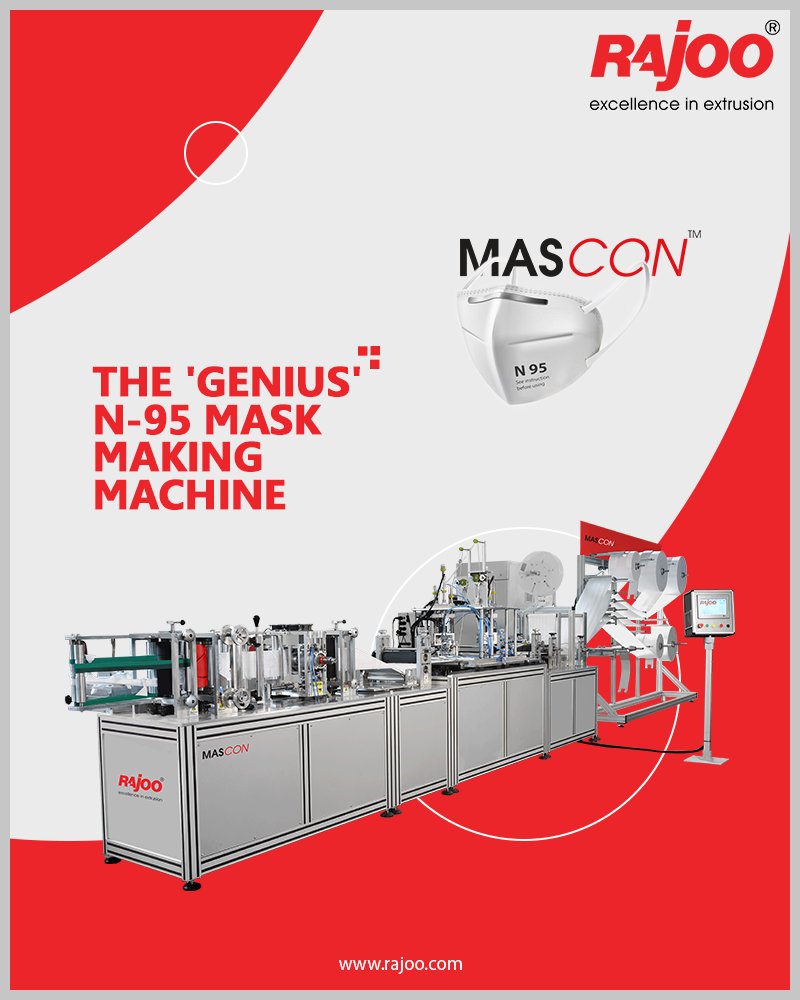 #MASCON - The 'Genius' N-95 Mask Making Machine!

#RajooEngineers #Rajkot #PlasticMachinery #Machines #PlasticIndustry https://t.co/d2KTlcKceQ
