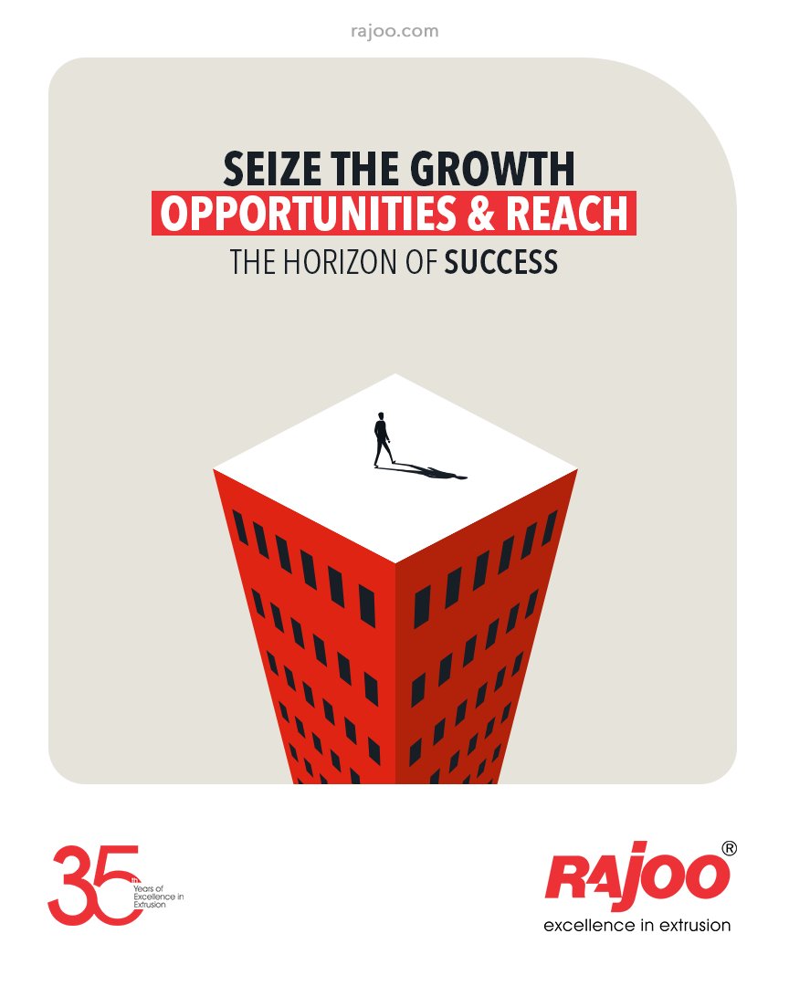 Be a man of your kind & dare making your aspirations come true!

Seize the growth opportunities & reach the horizon of success. 

#RajooEngineers #Rajkot #PlasticMachinery #Machines #PlasticIndustry https://t.co/41sGS37uUK