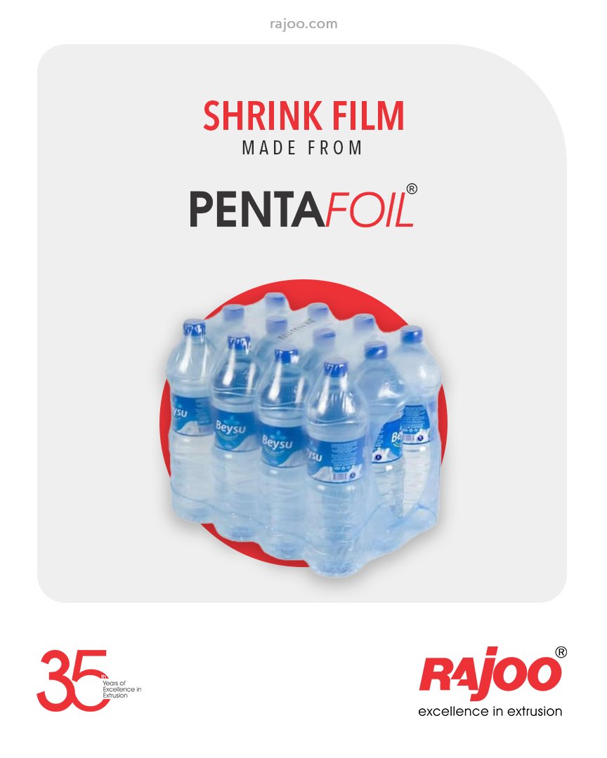 Pentafoil is great for extruding films for various application segments such as collation shrink films, lamination grade films, milk and water pouches, and more.

#RajooEngineers #Rajkot #PlasticMachinery #Machines #PlasticIndustry https://t.co/lOW47c6BbF