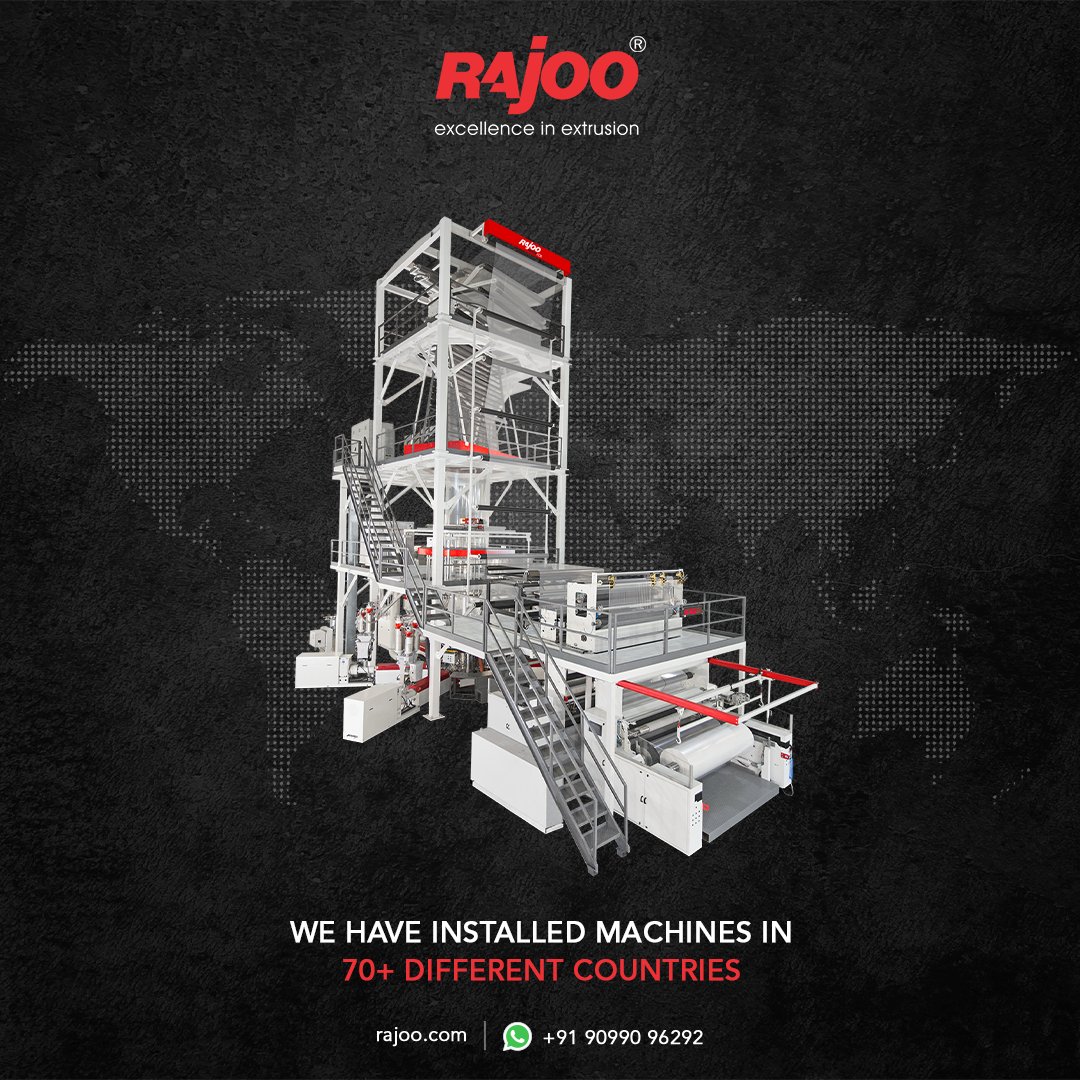 We are pleased that we are expanding our wings worldwide and growing day by day.

#ReachingGlobally #RajooEngineers #Rajkot #PlasticMachinery #Machines #PlasticIndustry https://t.co/r89YP1zSpm