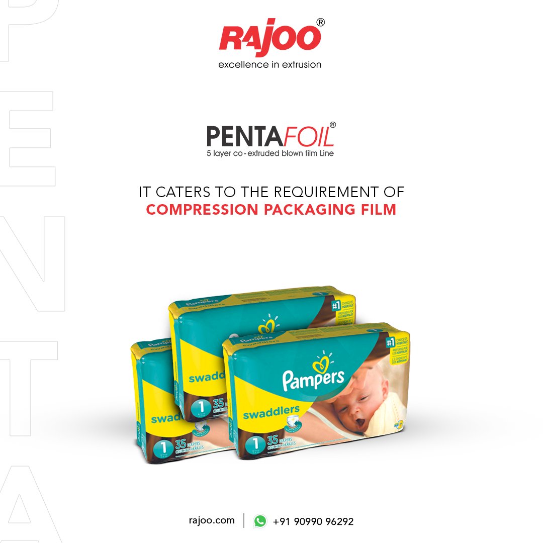 Pentafoil caters to the requirement of shrink film packaging. Shrink wrap is highly effective in guarding against environmental damage. It protects against dirt and humidity. 

#Pentafoil #RajooEngineers #Rajkot #PlasticMachinery #Machines #PlasticIndustry https://t.co/MXPccMh4p2