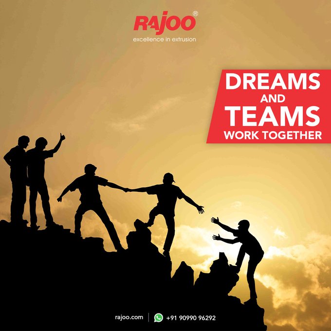 Our dreams are not just ours; they are shared by all employees. We all work toward the same goal: to provide engineering solutions that aid in the pursuit of excellence.<br /><br />#Team #Employees #Teamwork #RajooEngineers #Rajkot #PlasticMachinery #Machines #PlasticIndustry