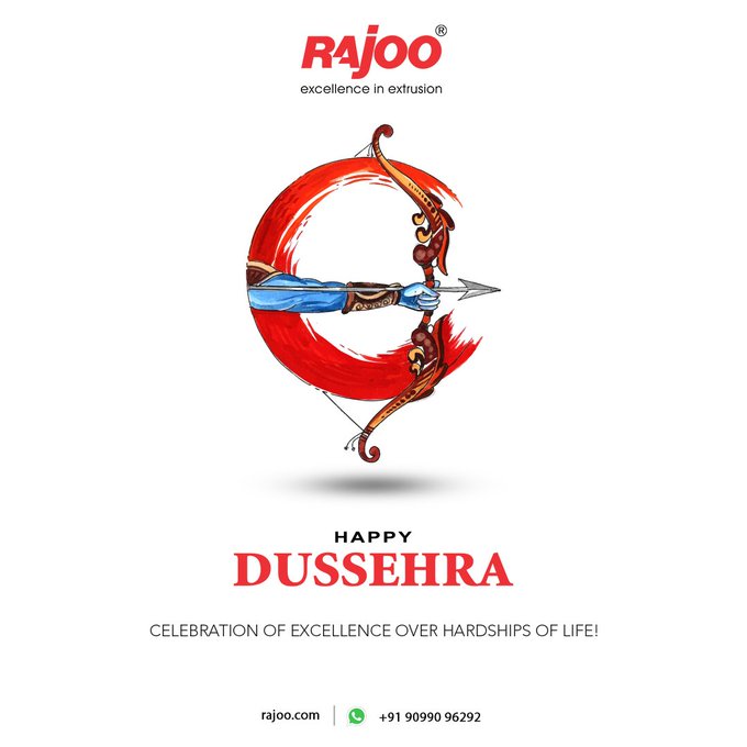 Celebration of excellence over hardships of life!<br /><br />#HappyDusshera #Dusshera2022 #VijayaDashami #Festival #IndianFestivals #IndianCulture #FestiveSeason #RajooEngineers #Rajkot #PlasticMachinery #Machines #PlasticIndustry