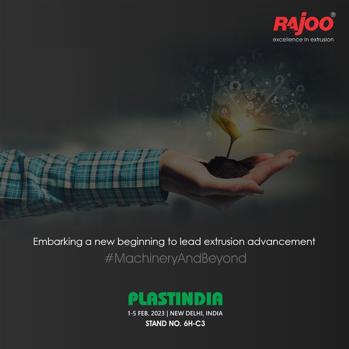 Rajoo is embarking on a new beginning to lead extrusion advancement.<br /><br />Date: 1-5 Feb, 2023<br />Visit us at: Stand No. 6H-C3<br />Venue: Pragati Maidan,<br />New Delhi, India<br /><br />#PlastIndia #Extrusion #Advancement #RajooAtPlastIndia #RajooEngineers