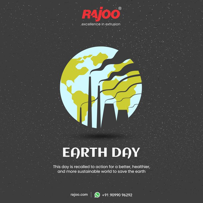 This day is recalled to action for a better, healthier, and more sustainable world to save the earth<br /><br />#WorldEarthDay2023 #EarthDay2023 #ProtectOurPlanet #SaveOurEarth #PreserveOurPlanet #HealthyPlanet #SaveTheEarth #RajooEngineers #PlasticMachinery #Machines #PlasticIndustry