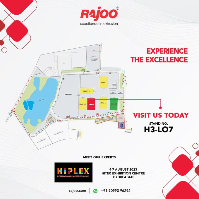 Hurry Up!<br /><br />Check out the expo map and rush to the event, because this is your golden chance to meet our industry experts and gain valuable insights.<br />Don't miss it!<br /><br />#HIPLEX2023 #NetworkingEvent #ExpertsInsights #PlasticsExhibition #InnovationUnleashed #Hyderabad #RajooEngineers