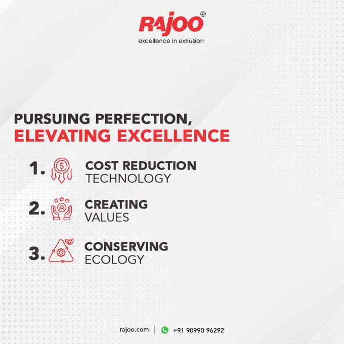 Unveiling Extrusion Excellence!<br /><br />Rajoo is dedicated to perfecting the art of extrusion through state-of-the-art technology that reduces costs and champions environmental conservation.<br /><br />#RajooExtrusion #PerfectionPursuit #SustainableInnovation #RajooEngineers #Machines #Plastic