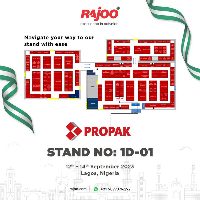 This is your golden opportunity to connect with our industry experts, unlock valuable insights, and elevate your knowledge.<br />Don't let this chance slip away – see you there!<br /><br />#ExpoInsights #PropakWestAfrica2023 #PropakWA #RajooEngineers #PlasticMachinery #Machines #PlasticIndustry