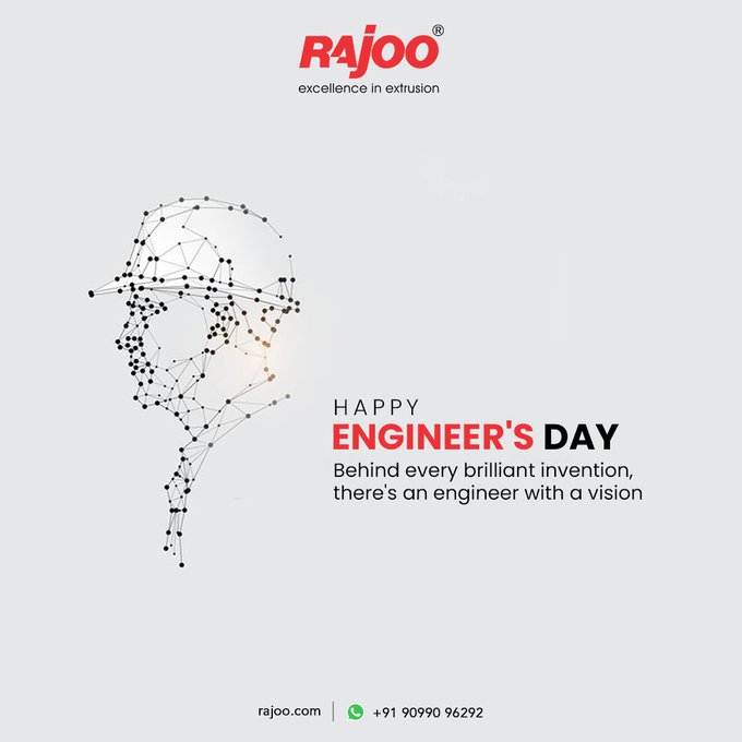 Behind every brilliant invention, there's an engineer with a vision<br /><br />#EngineersDay #HappyEngineersDay #EngineersDay2023 #Innovation #CreativeMinds #ProblemSolvers #EngineerIngenuity #RajooEngineers #Rajkot #PlasticMachinery #Machines #PlasticIndustry