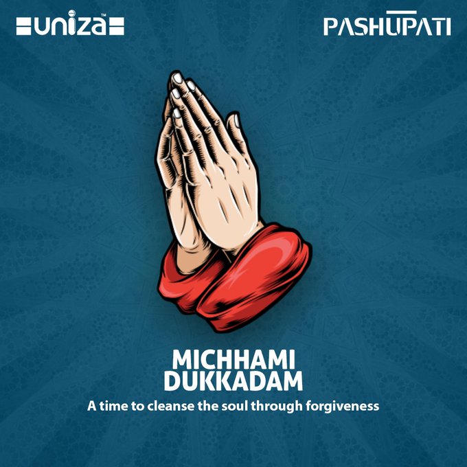 A time to cleanse the soul through forgiveness<br /><br />#MichhamiDukkadam #MichhamiDukkadam2023 #ForgivenessDay #Jainism #Compassion #Kshamavani #UnizaLifecare #Uniza #Pashupati #unizagroup