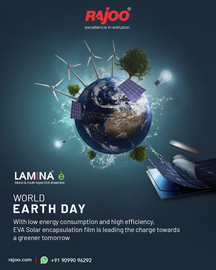 Our Mechanism Lamina-e' is at the forefront of producing EVA Solar encapsulation film, driving renewable energy adoption and protecting our planet. With every layer, we're advancing towards a greener future, promoting sustainability in every aspect of our production<br /><br />#EarthDay